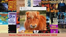 Read  Horse PageADay Gallery Calendar 2016 EBooks Online