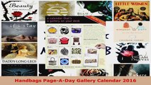 Read  Handbags PageADay Gallery Calendar 2016 EBooks Online