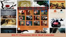 Read  KILTY Pleasures 2016 Wall Calendar EBooks Online