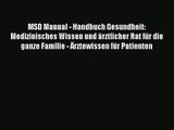 [Read] MSD Manual - Handbuch Gesundheit -: Medizinisches Wissen und ärztlicher Rat für die