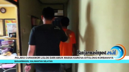 Pelaku Curanmor Ini Selamat dari Amuk Massa Berkat Pertolongan Korbannya