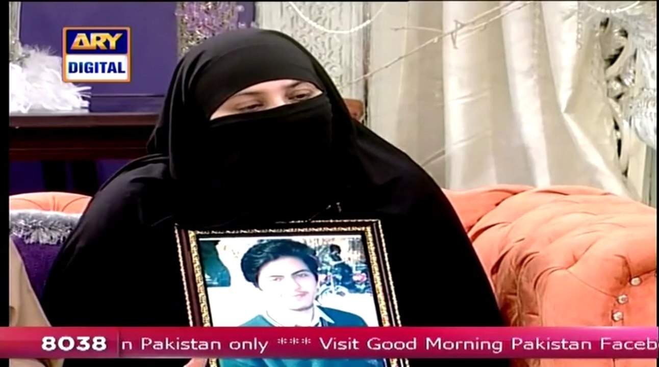 A Mother Cried In Live Show After Telling About His Son Precious Things Before Leaving For School