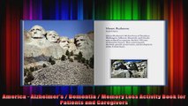 America  Alzheimers  Dementia  Memory Loss Activity Book for Patients and Caregivers