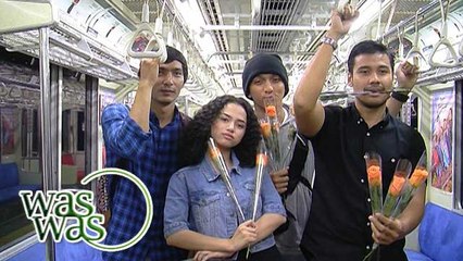 Keseruan Pemain Film Negeri Van Oranje di KRL - WasWas 16 Desember 2015