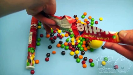 New Learn Colours with Surprise Eggs and a Skittles Rainbow! Part 6