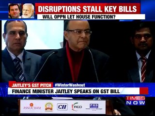 Finance Minister Arun Jaitley's GST Pitch