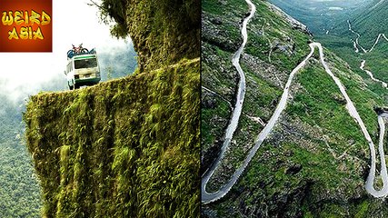 Riskiest Roads Around The World | Weird Asia