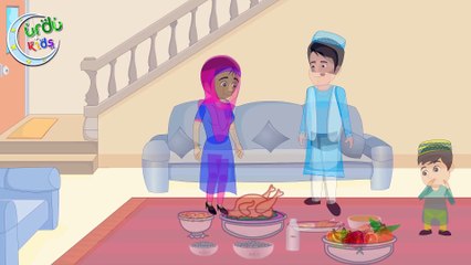 KZKCARTOON TV-Eid Ka Chand _عید کا چاند _ Urdu Nursery Rhyme