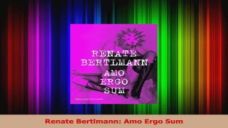 PDF Download  Renate Bertlmann Amo Ergo Sum PDF Online