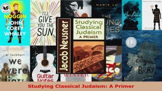 Read  Studying Classical Judaism A Primer Ebook Free