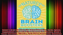 Natures Brain Boosters 50 Natural Remedies Herbs Spices Supplements  Essential Oils to