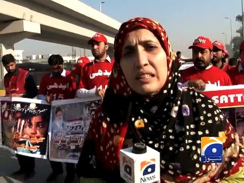 Edhi workers rally in Peshawar for APS martyrs