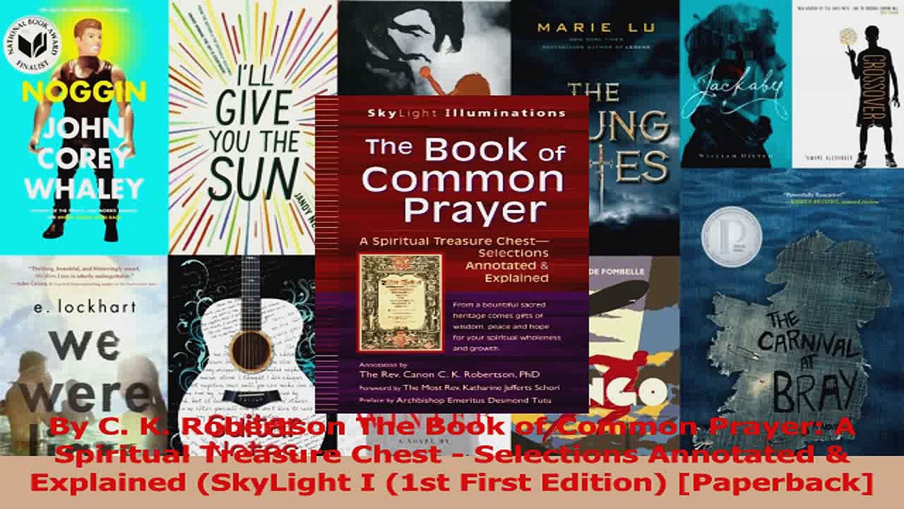 By C K Robertson The Book of Common Prayer A Spiritual Treasure Chest  Selections PDF
