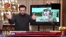 Amir Liaquat Hussain take class of GEO for wearing martyr kids uniform