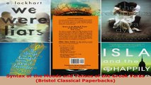 Download  Syntax of the Moods and Tenses of the Greek Verbs Bristol Classical Paperbacks PDF Free