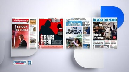 Star Wars à la une de la presse... mais aussi de la politique