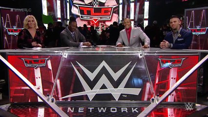 Renee Young, Booker T, Byron Saxton and Corey Graves Segment
