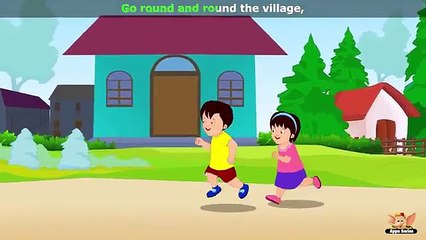 Go in and out the window – Nursery Rhyme with Karaoke