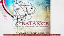 Balance El poder de una vida balanceada Spanish Edition