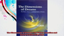 The Dimensions of Dreams The Nature Function and Interpretation of Dreams