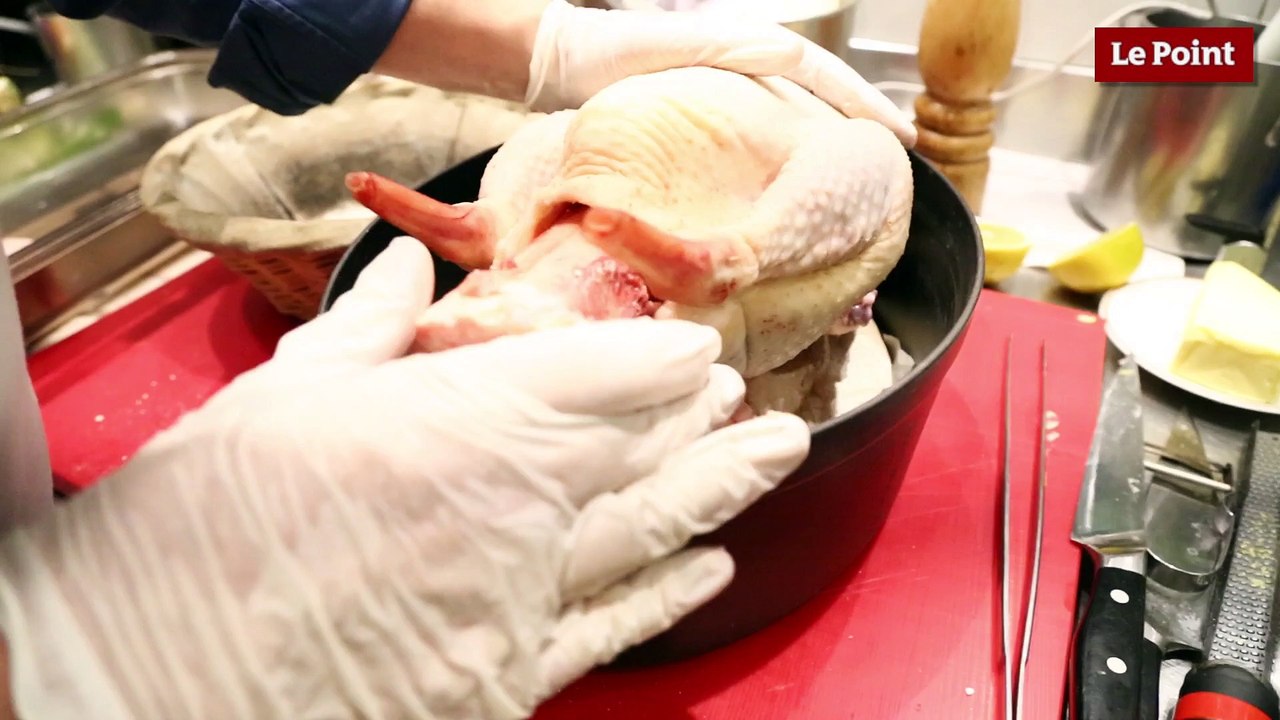 Le poulet à la moelle d'Alain Passard