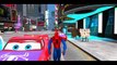 New Spiderman Playtime w/ Frozen Elsa and MCQUEEN Pixar Cars in Central Park FUN