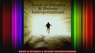 Book of Dreams  Dream Interpretations