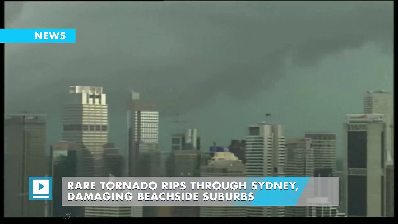 Rare tornado rips through Sydney, damaging beachside suburbs