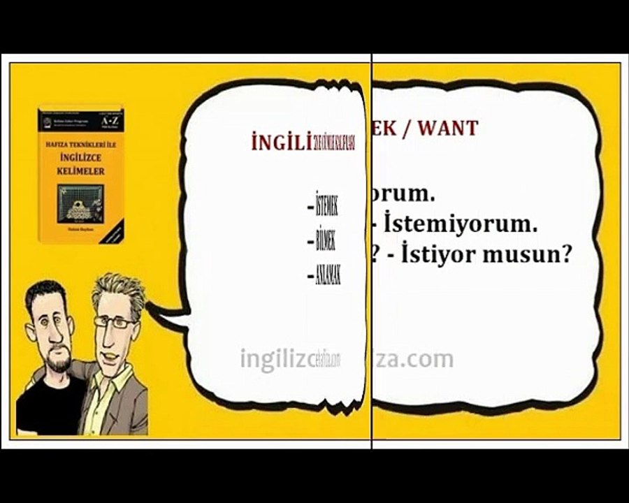 Hafıza Teknikleriyle İngilizce Dilbilgisi - Gramer - Günlük Konuşma Kalıpları - Kelimeler