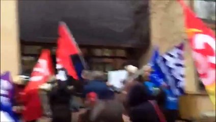comité d'accueil agité à Douai - 14dec15