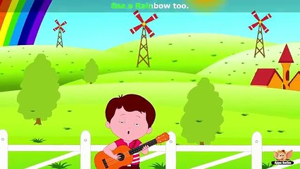 I Can See A Rainbow - Nursery Rhyme with Karaoke