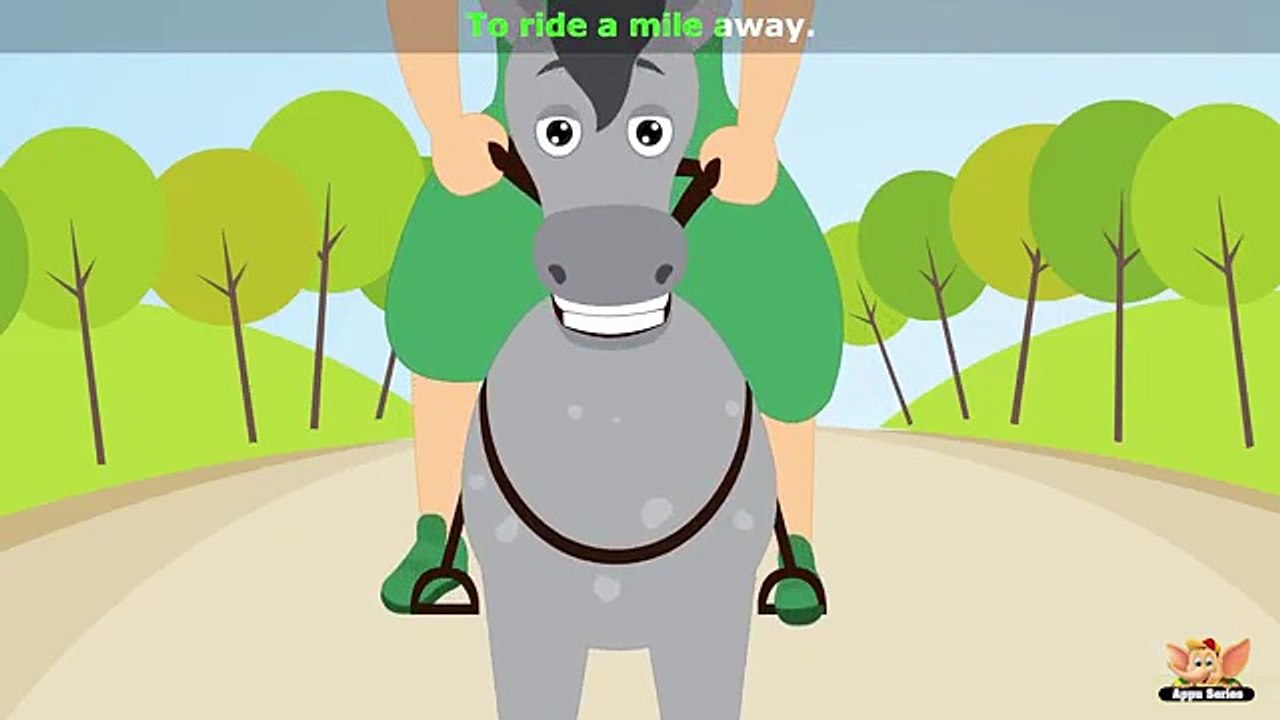 I had a Little Pony - Nursery Rhyme with Karaoke
