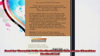 Food for Thought Daily Meditations for Overeaters Hazelden Meditations