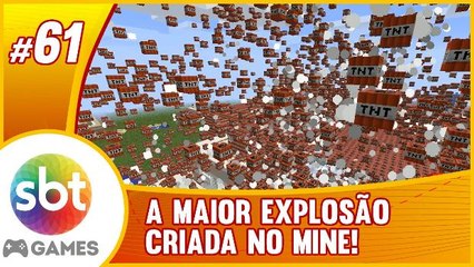 SBT no Minecraft POLÊMICO - EXPLODINDO o SBT!