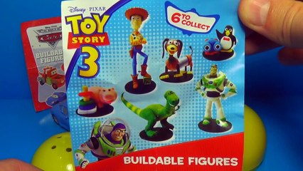 Surprise egg Disney PIXAR Cars Surprise egg TOY Story 3 Kinder surprise egg Monsters&Pirat