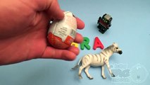 Minions Kinder Surprise Egg Learn-A-Word! Spelling Zoo Animals! Lesson 1