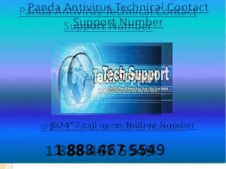 Panda Antivirus Customer Service 1 888 467 5549  Phone Number
