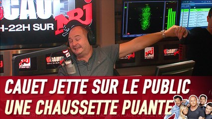 Cauet jette sur le public la pire chaussette du monde - C'Cauet sur NRJ