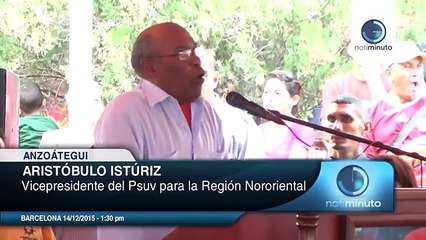 Aristóbulo Istúriz puso su cargo en el Psuv a la orden