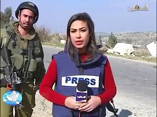 Soldados israelís se burlaron de una periodista en plena transmisión