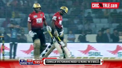 Mohammad Sami Last Over In BPL Final 2015