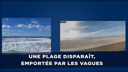 Californie: Une plage disparaît, emportée par les vagues
