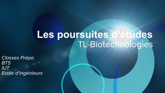 STL-Biotechnologies Les poursuites d’études après le bac (lycée Mermoz de Montpellier)