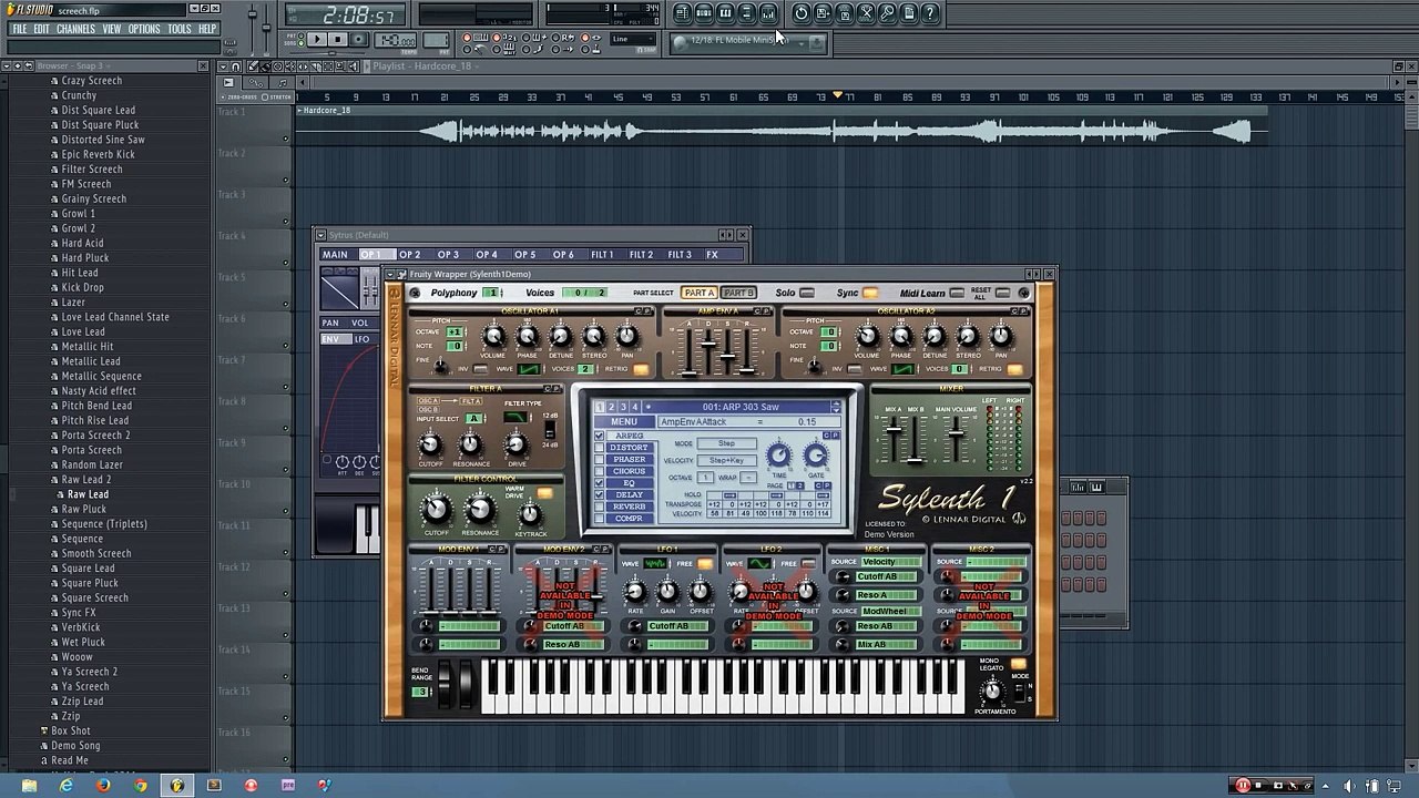 Hardstyle Tutorial: FM Screech (FL Studio & Sytrus)