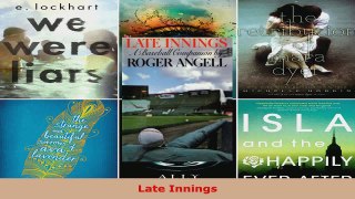 Read  Late Innings Ebook Free