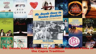 Mr Deeds Goes to Yankee Stadium Baseball Films in the Capra Tradition PDF