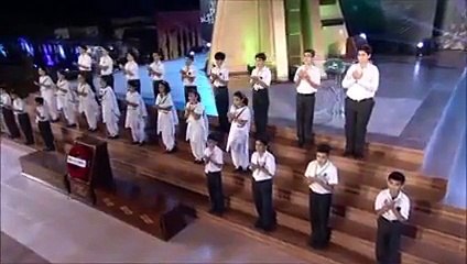 Tearful stage performance by APS students