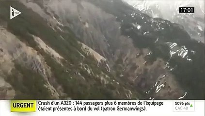 EN DIRECT - Crash A320: Les premières images vidéos de la zone du crash dévoilées par iTélé