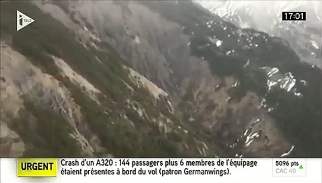 Crash A320: Les premières images vidéos de la zone du crash dévoilées par iTélé