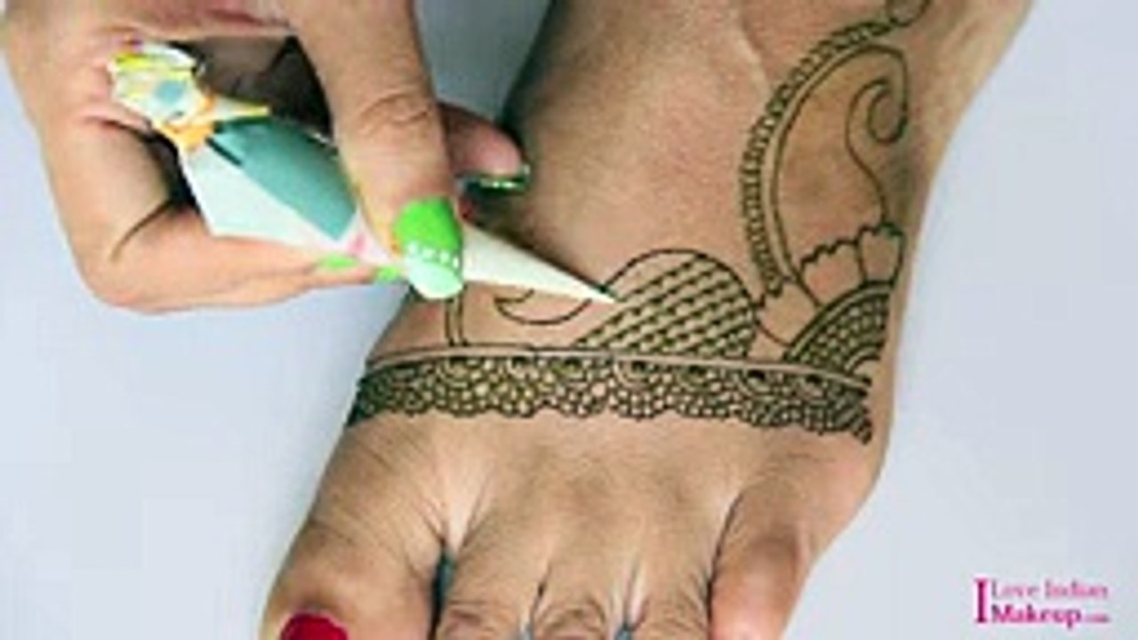 Mehndi designs for full feet_latest Henna Design For Foot